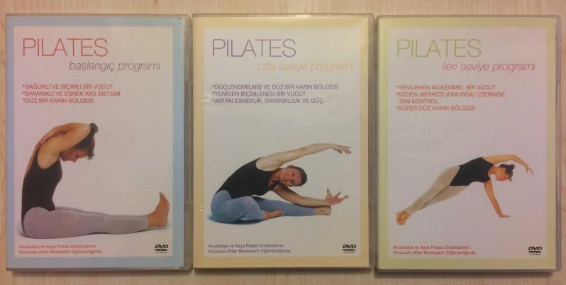 Pilates Programları Özel Set (3 DVD) - Başlangıç Programı / Orta Seviye Programı / İleri Seviye Programı / DVD