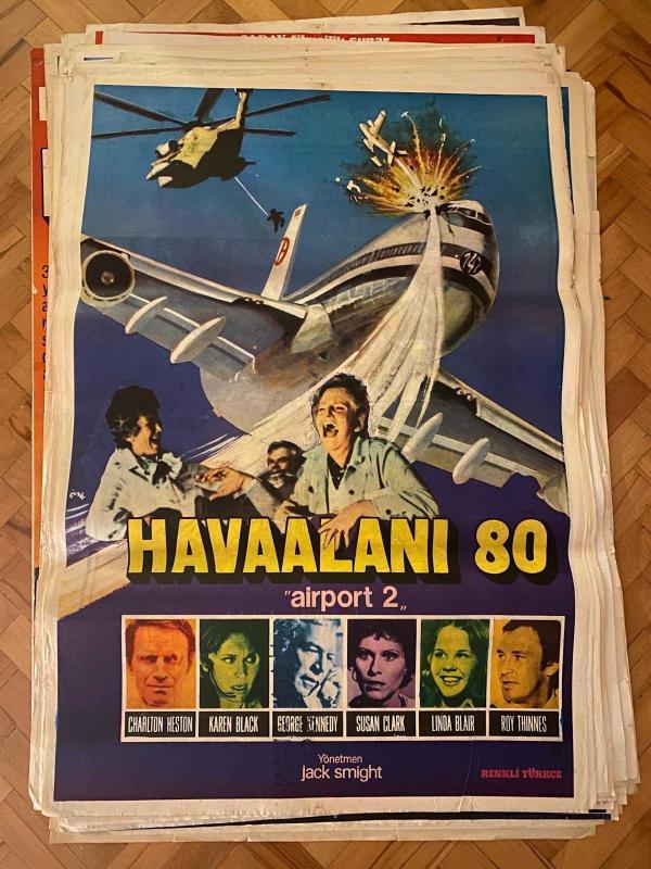 HAVAALANI 80 | Airport 2 FİLM AFİŞİ KAREN BLACK GEORGE KENNEDY SUSAN CLARK