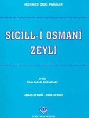 Sicill-i Osmani Zeyli (19 Cilt Takım)