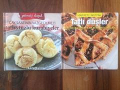 GÜMÜŞ KAŞIK - TATLI &TUZLU KURABİYELER - MARİFETLİ MUTFAK TATLI DÜŞLER PASTADAN TURTAYA EN SEVİLEN TARİFLER (2 KİTAP)