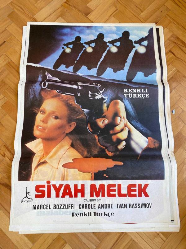Siyah Melek - Calibro 38 Film Afişi | Marcel Bozzuffi, Carole Andre, Ivan Rassimov