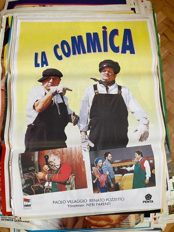 La Commica Film Afişi | Paolo Villaggio, Renato Pozetto Yönetmen : Neri Parenti