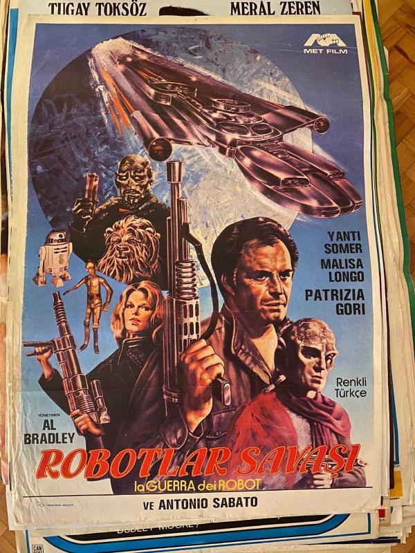 ROBOTLAR SAVAŞI - La Guerra dei ROBOT Filminin Afişi | Yanti Somer, Malisa Longo, Patrizia Gori
