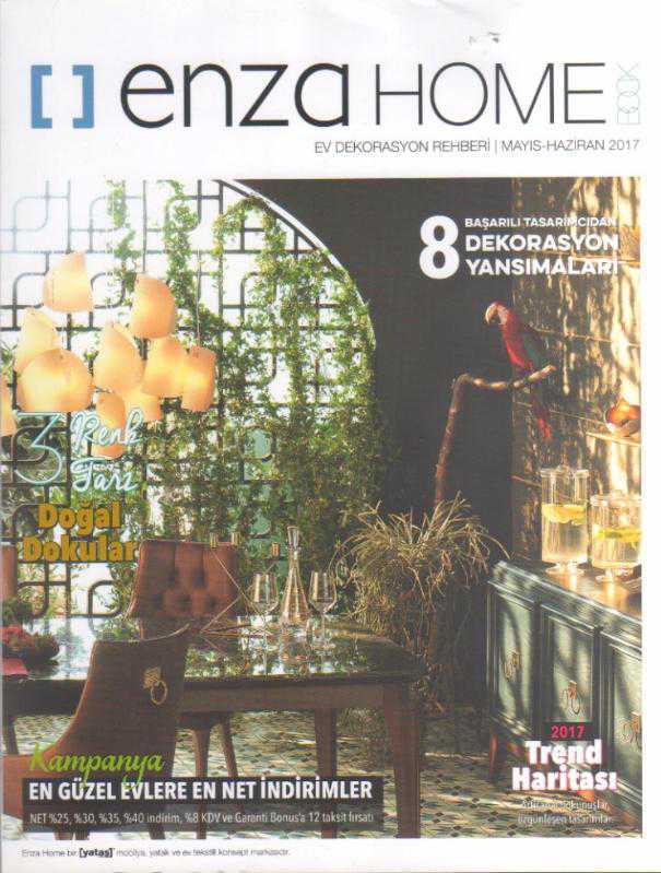 ENZA HOME EV DEKORASYON REHBERİ MAYIS HAZİRAN 2017