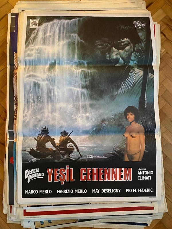 Yeşil Cehennem - Green Inferno Film Afişi | Marco Merlo, Fabrizio Merlo 1988