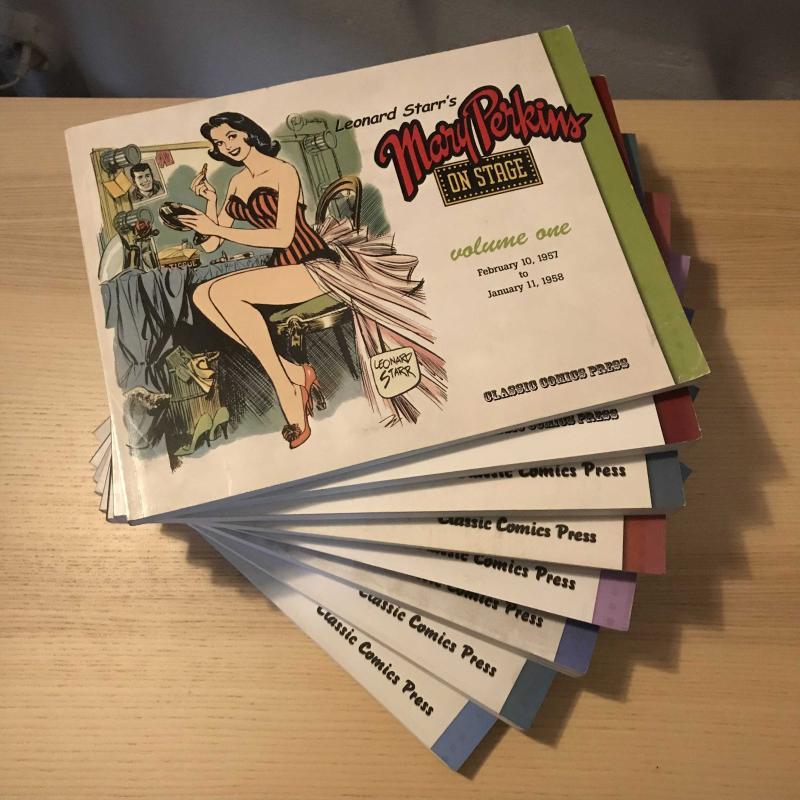 Leonard Starr's Mary Perkins On Stage Volume 1 - 8 | 8'li Set | Birinci Baskı | Leonard Starr İmzalı Baskı Hediyeli