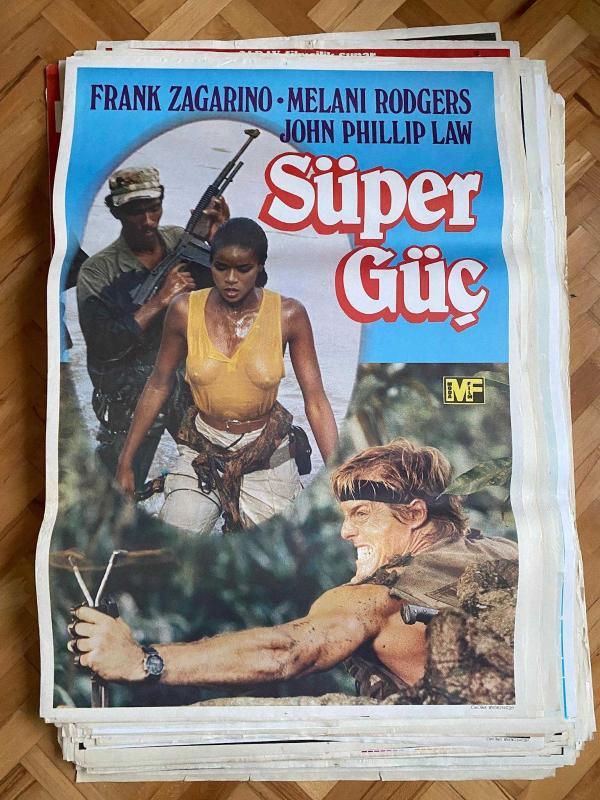 SÜPER GÜÇ FİLMİNİN AFİŞİ OYNAYANLAR: FRANK ZAGARINO, MELANI RODGERS, JOHN PHILLIP LAW