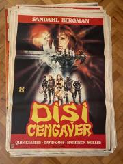 DİŞİ CENGAVER FİLMİNİN AFİŞİ OYNAYANLAR: SANDAHL BERGMAN, QUIN KESSLER, DAVID GOSS, HARRISON MULLER