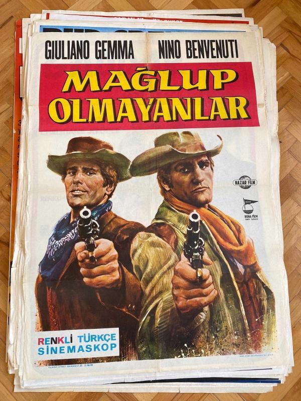 MAĞLUP OLMAYANLAR Film Afişi Western | Giuliano Gemma, Nino Benvenuti 1969