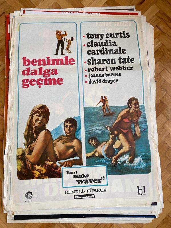 BENİMLE DALGA GEÇME - DON'T MAKE WAVES FİLMİNİN AFİŞİ | TONY CURTIS, CLAUDIA CARDINALE