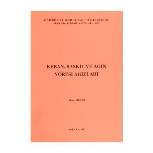 Keban, Baskil ve Ağın Yöresi Ağızları