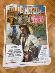 ÖLÜM EMRİ - KARA MURAT FİLMİNİN AFİŞİ | CÜNEYT ARKIN - FERİ CANSEL