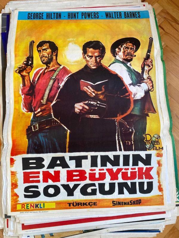 Film Afişi - BATININ EN BÜYÜK SOYGUNU - GEORGE HILTON - HUNT POWERS - WALTER BARNES | Taş Baskı 1967