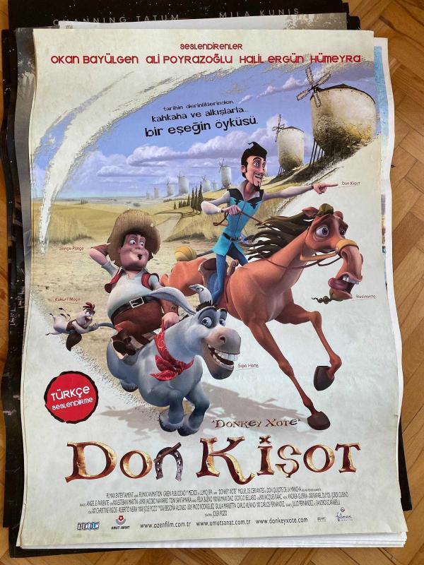 Don Kişot Animasyon Fim Afişi | Donkey Xote | Okan Bayülgen, Ali Poyrazoğlu Seslendirmesiyle