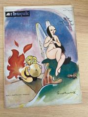 41 BUÇUK MİZAH DERGİSİ ( SAYI : 9 - 1 KASIM 1952 ) KAPAK SUAT YALAZ ( Yazarlar : İlhan Selçuk - Bedii Faik - Selami İzzet Sedes -