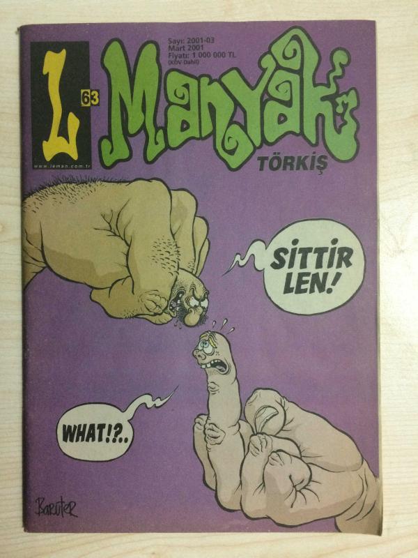 L-MANYAK SAYI 63 - MART  2001 - 3  TÖRKİŞ