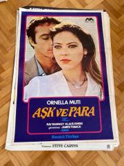 AŞK VE PARA FİLMİNİN AFİŞİ OYNAYANLAR: ORNELLA MUTI, RAY SHARKEY, KLAUS KINSKI YÖNETMEN: JAMES TOBACK