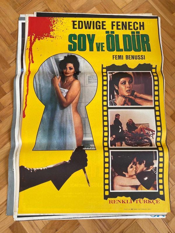 SOY VE ÖLDÜR FİLMİNİN AFİŞİ - EDWIGE FENECH, FEMI BENUSSI