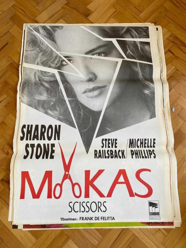 MAKAS FİLMİNİN AFİŞİ OYUNCULAR: SHARON STONE, STEVE RAILSBACK, MICHELLE PHILLIPS YÖNETMEN: FRANK DE FELITTA