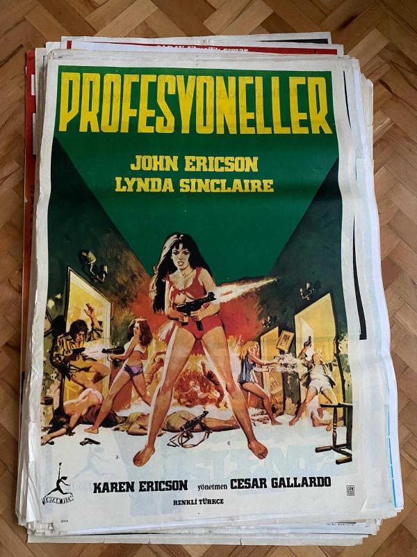 PROFESYONELLER FİLMİNİN AFİŞİ - JOHN ERICSON, LYNDA SINCLAIRE