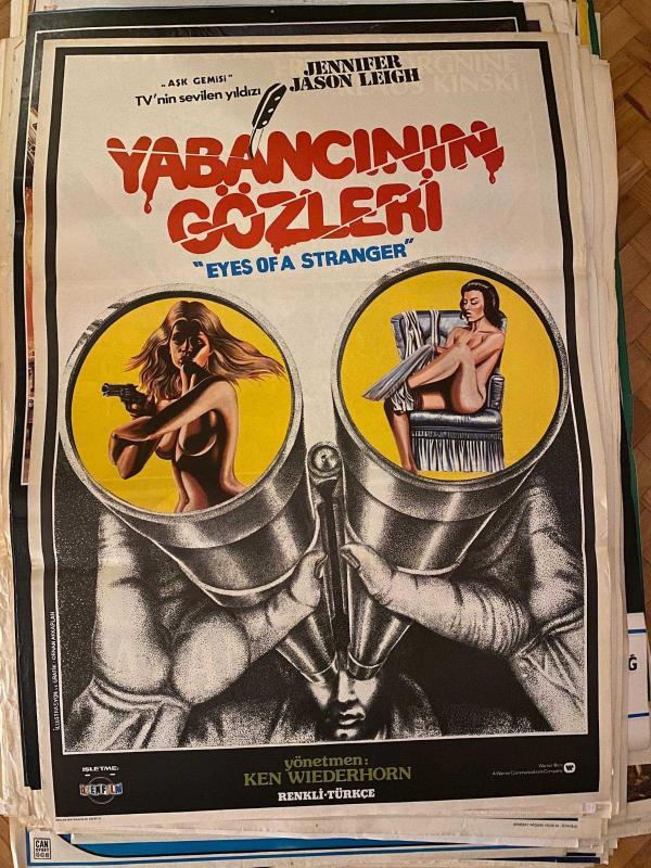 YABANCININ GÖZLERİ FİLMİNİN AFİŞİ OYNAYANLAR: JENNIFER JASON LEIGH YÖNETMEN: KEN WIEDERHORN