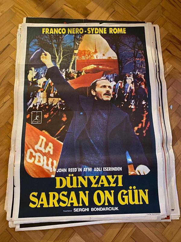 DÜNYAYI SARSAN ON GÜN FİLMİNİN AFİŞİ - FRANCO NERO