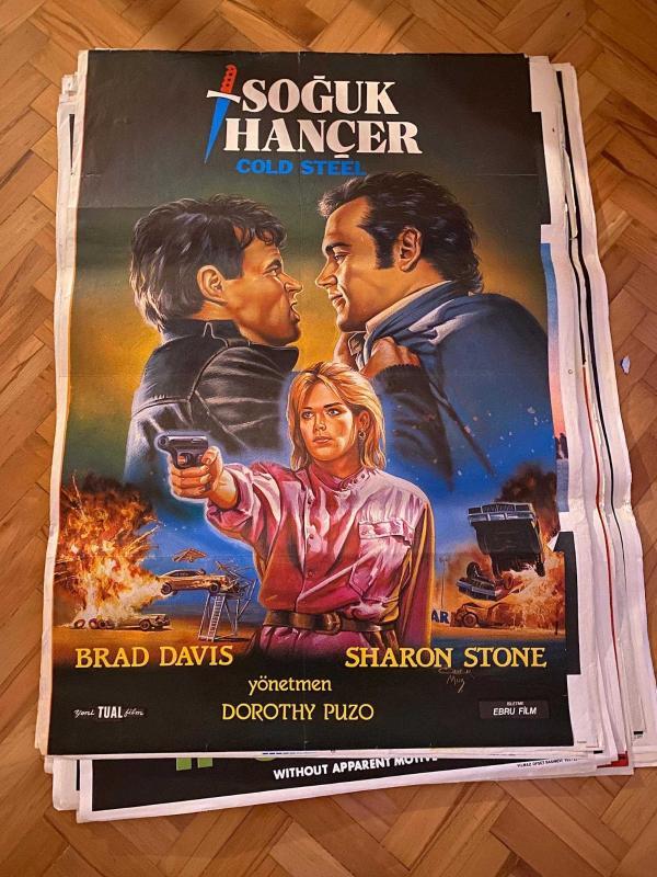 SOĞUK HANÇER - COLD STEEL / BRAD DAVIS, SHARON STONE Film Afişi