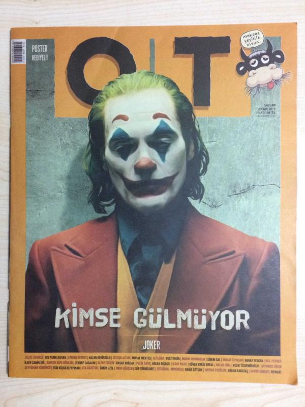 OT AYLIK EDEBİYAT MİZAH DERGİSİ SAYI 80 EKİM 2019 ''KİMSE GÜLMÜYOR'' JOKER, ECE TEMELKURAN, ZÜLFÜ LİVANELİ, SELÇUK ALTUN, MURAT MENTEŞ, PELİN BATU, M.K. PERKER