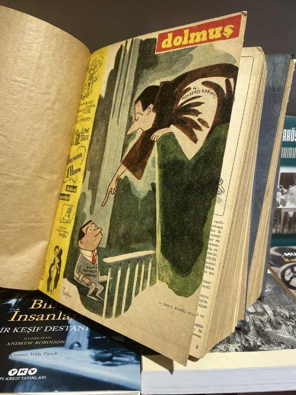 Dolmuş Mizah Dergisi 1-52 | Ciltli İlk Sene | İlhan Selçuk, Turhan Selçuk, Oğuz Aral 1956-1957