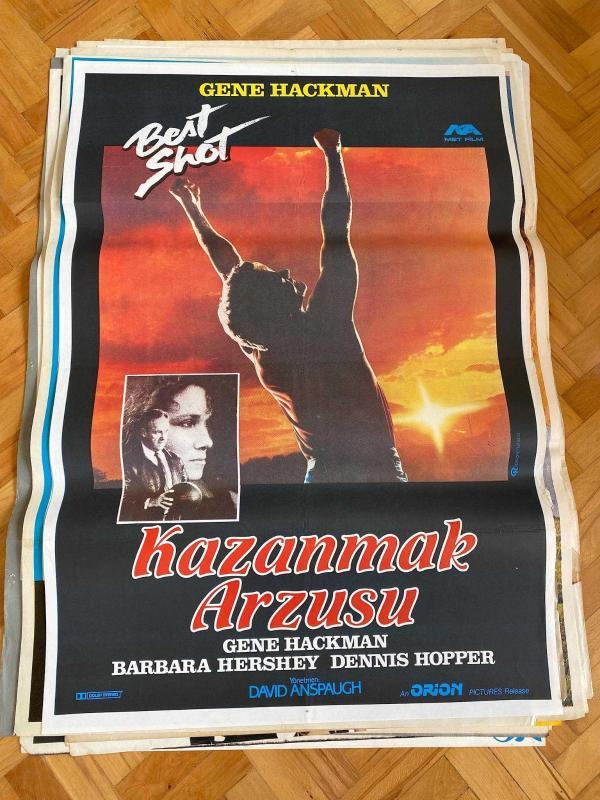 KAZANMAK ARZUSU FİLMİNİN AFİŞİ - GENE HACKMAN, BARBARA HERSHEY. DENNIS HOPPER