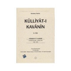 Külliyat-I Kavanin (2 Kitap Takım) - Karakoç Sarkis