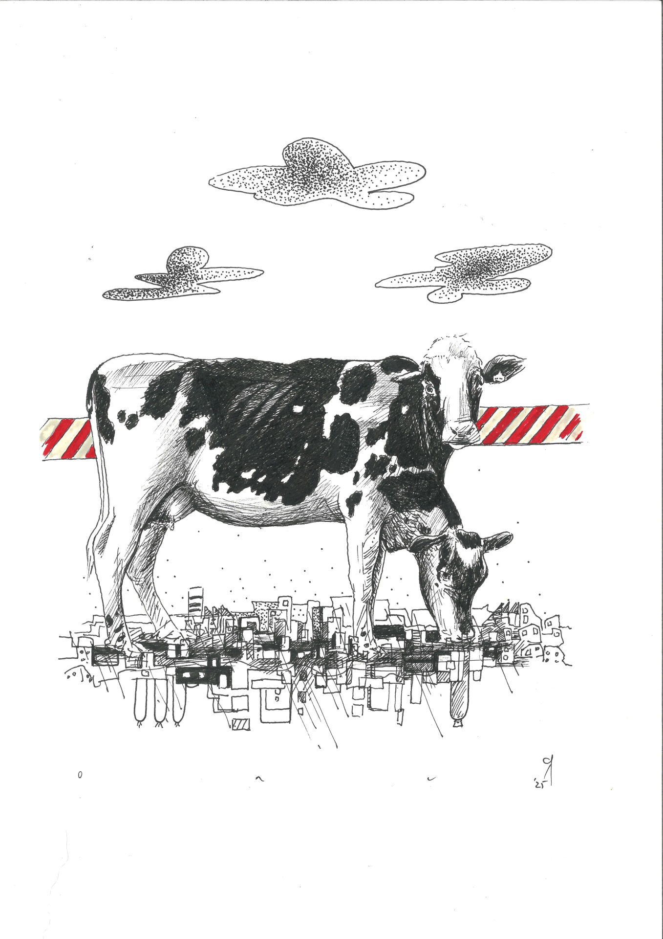 Onur Gürsoy - Kağıt Üzerine Karışık Teknik