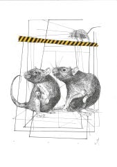 Onur Gürsoy - Kağıt Üzerine Karışık Teknik