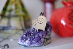 Sterling Gatto - Gümüş Kolye Ucu - Tasarım Eren Beşkardeş