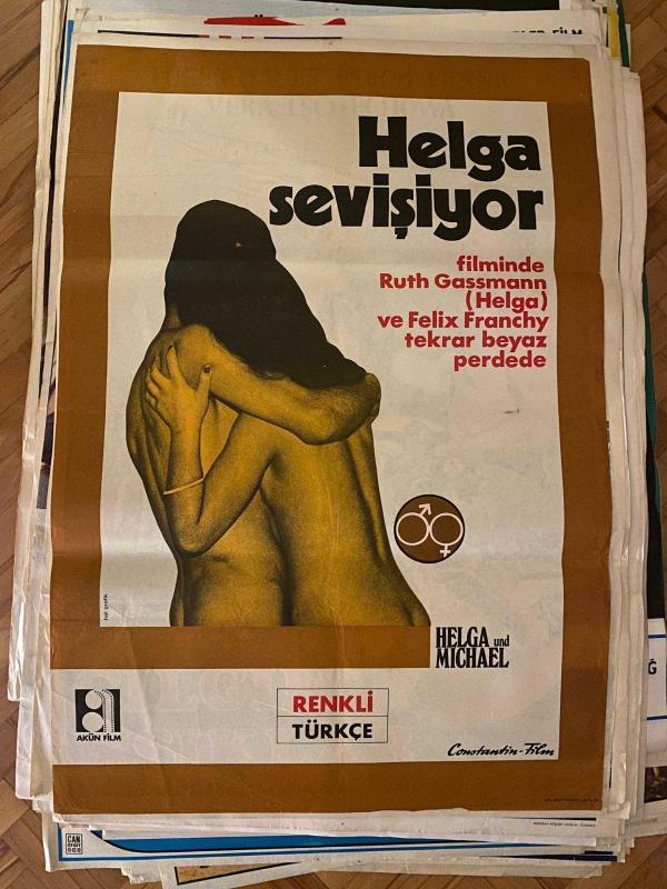 HELGA SEVİŞİYOR FİLMİNİN AFİŞİ - RUTH GASSMANN, FELIX FRANCHY