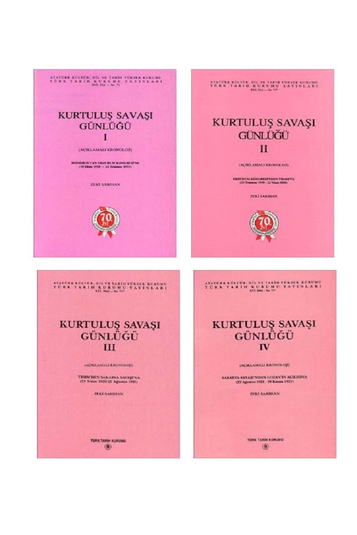 Kurtuluş Savaşı Günlüğü 1-2-3-4 takım Açıklamalı Kronoloji - Zeki Sarıhan