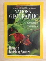 NATIONAL GEOGRAPHIC SEPTEMBER 1995 VOL 188 NO 3 HAWAII'S VANISHING SPECIES, DAWN OF HUMANS, PROVENCE, HUAUTLA, CUTTLEFISH, EL SALVADOR