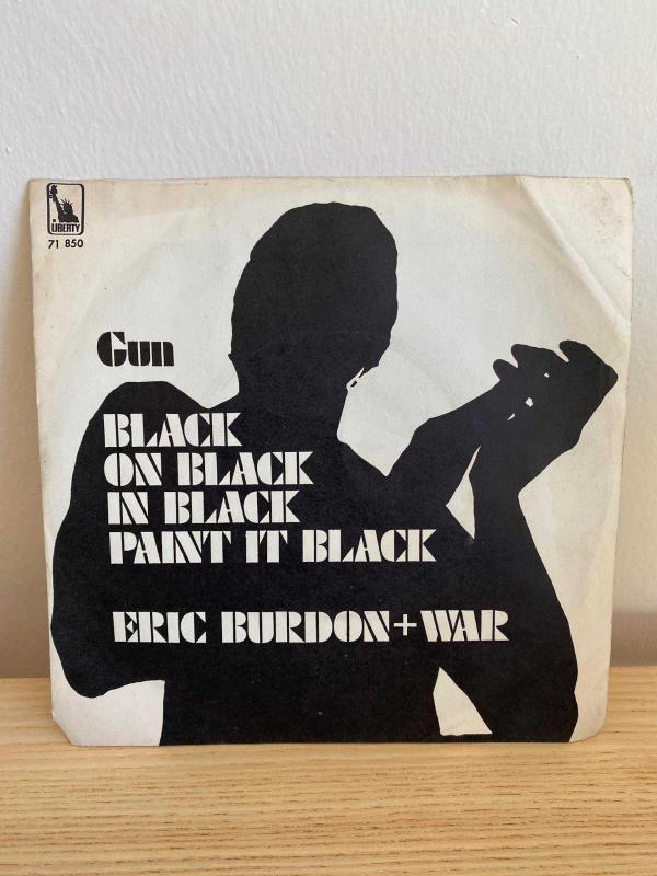 Eric Burdon & War - Paint It Black / Gun | Liberty - 71850 | Orijinal Kapak Jenerik Değil