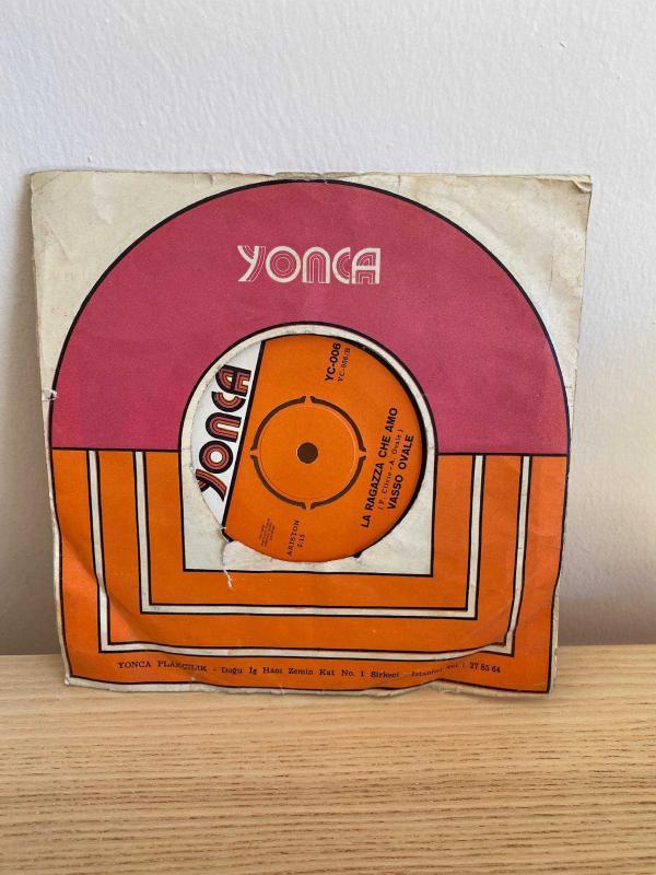Vasso Ovale - Innamorato / La Ragazza Che Amo | Yonca Plak Türkiye Baskı | Yonca YC-006
