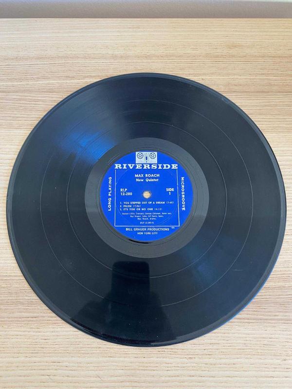 Max Roach - Deeds, Not Words | Riverside RLP 12-280 Mono | Country: ABD Baskı 1958 | Jazz, Hard Bop | Ön Kapak Yok Arka Kapak Var Plak Tertemiz