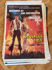 ÖZGÜRLÜK YOLU FİLMİNİN AFİŞİ OYNAYANLAR: MUHAMMAD ALI, KRIS KRISTOFFERSON