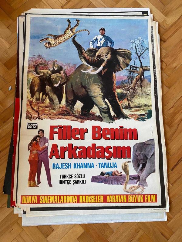 Filler Benim Arkadaşım Film Afişi - Rajesh Khanna, Tanuja / Türkçe Sözlü Hintçe Şarkılar
