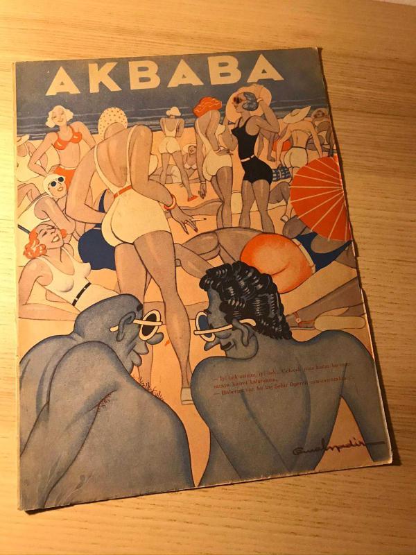 AKBABA | Sayı: 193 | 17 Eylül 1937 | Gülme Yasağı, Pehlivanlar 4. Balkan Olimpiyatlarında İzmir'de | Kapak: CEMAL NADİR