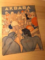 AKBABA | Sayı: 193 | 17 Eylül 1937 | Gülme Yasağı, Pehlivanlar 4. Balkan Olimpiyatlarında İzmir'de | Kapak: CEMAL NADİR