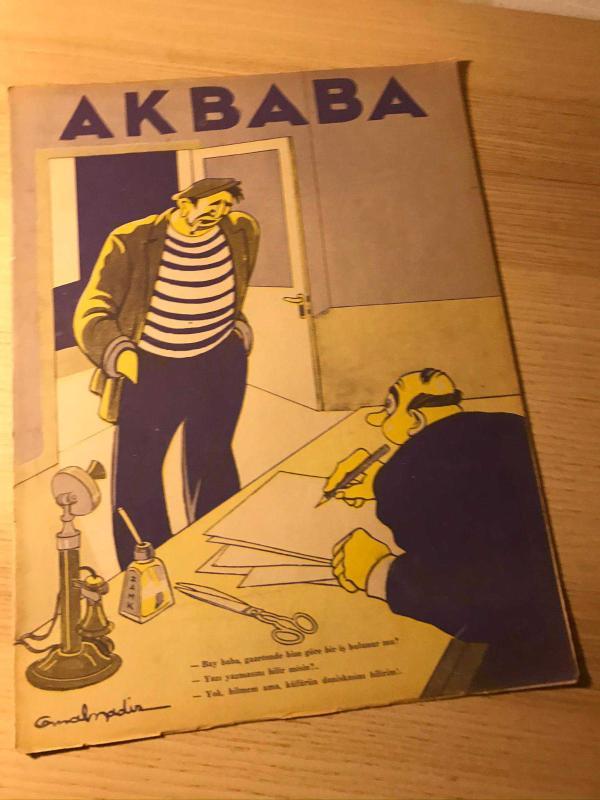 AKBABA | Sayı: 200 | 5 T. Sani 1937 | Celal Bayar Kabinesi Muvaffakiyetiyle Ankara'da Paraşüt Kulesi Açıldı Atlayan Bay Refik | Kapak: CEMAL NADİR