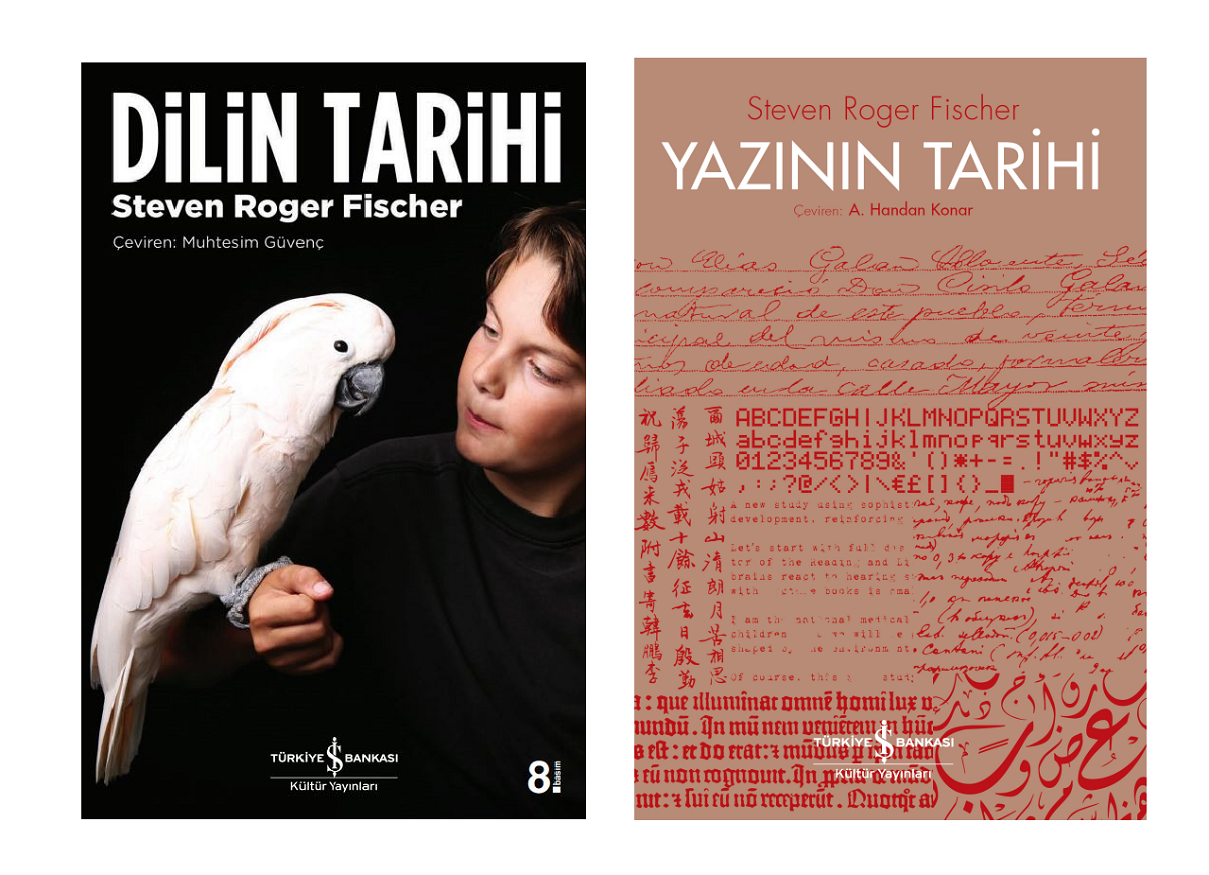 Steven Roger Fischer Kitapları Dilin Tarihi - Yazının Tarihi / 2 Kitap Set