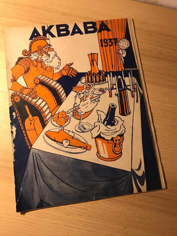 AKBABA | 1 İkinci Kanun 1937 | SAYI: 156 | Yılbaşı Ziyafeti Harp Hazırlanın | 1937 Yılbaşı Sayısı