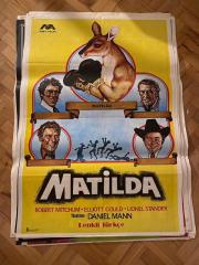 Matilda Film Afişi | Robert Mitchum - Elliott Gould Çizim Afiş