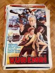 VUR EMRİ - Winter Kills Çizim Film Afişi | Jeff Bridges, John Huston, Anthony Perkins, Eli Wallach 1979