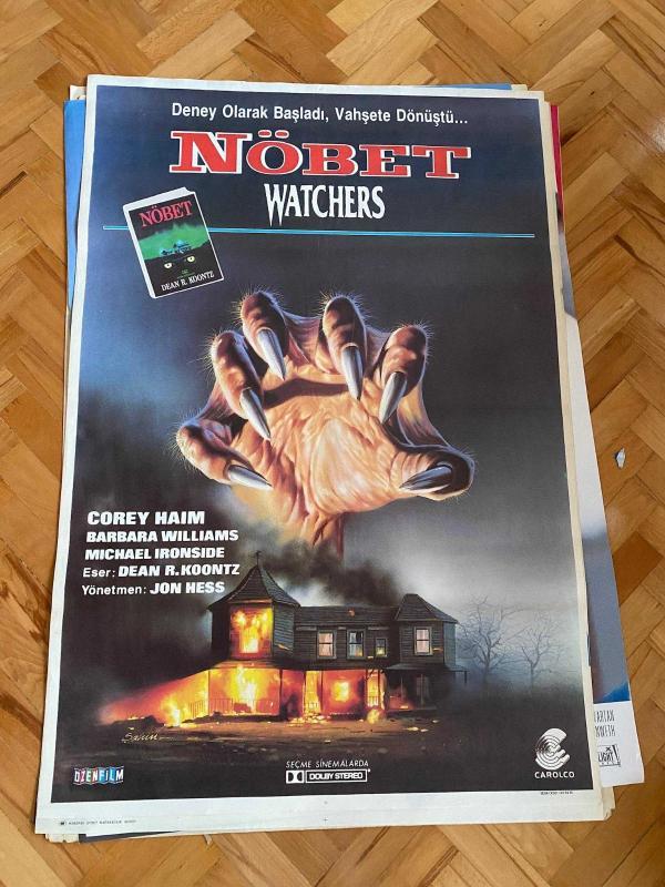 NÖBET - WATCHERS FİLMİNİN AFİŞİ OYNAYANLAR: COREY HAIM, BARBARA WILLIAMS, MICHAEL IRONSIDE YÖNETMEN: JON HESS